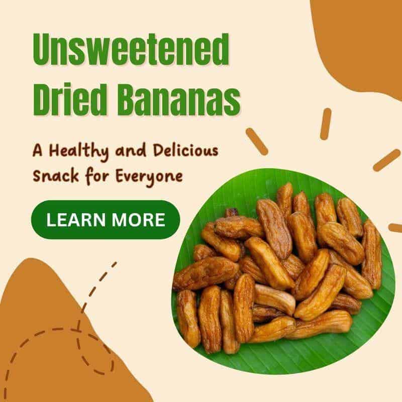 FruitBuys Vietnam Unsweetened Dried Bananas Healthy 231015