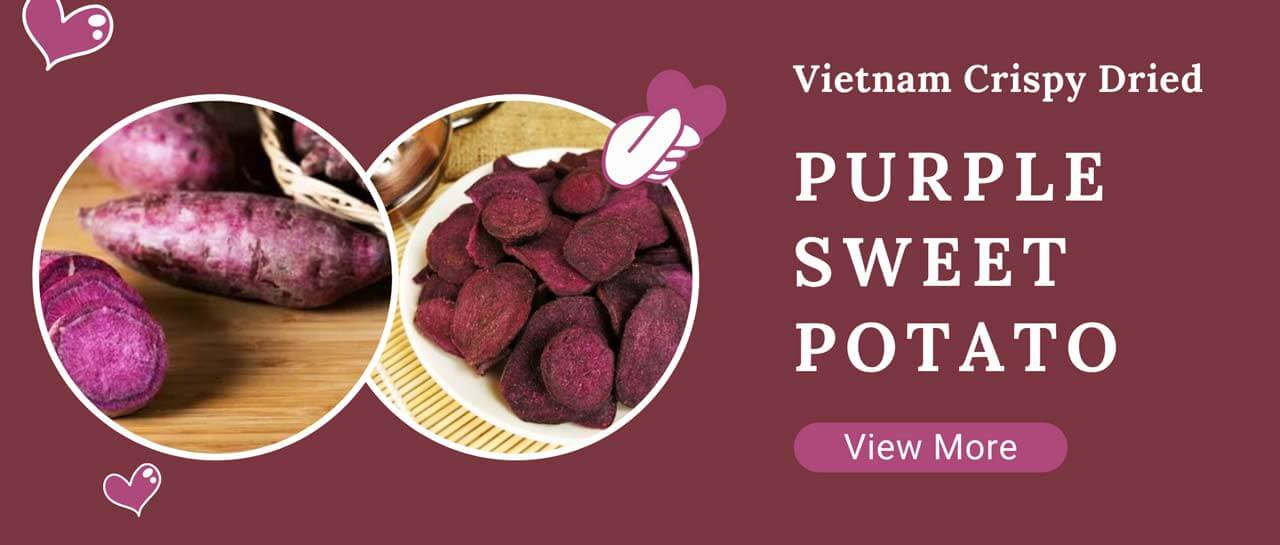Fruit Buys Vietnam - Crispy Dried Purple Sweet Potato