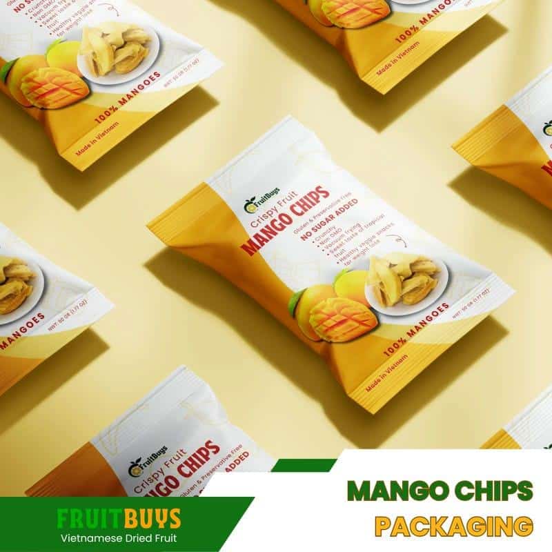 FruitBuys Vietnam Mango Chips Packaging 23927