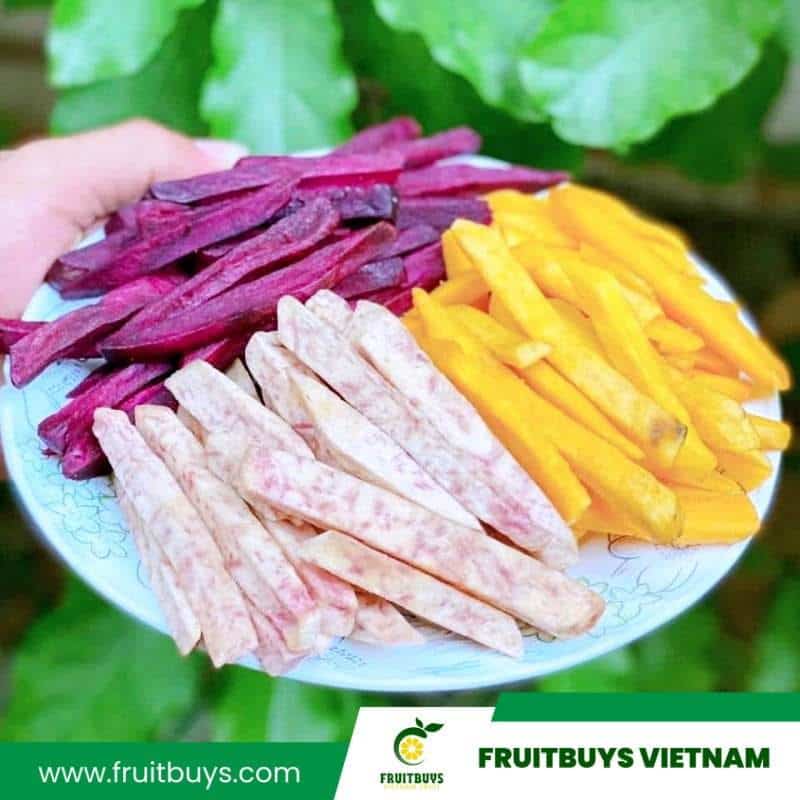 FruitBuys Vietnam  Purple Sweet Potato Chips (6)