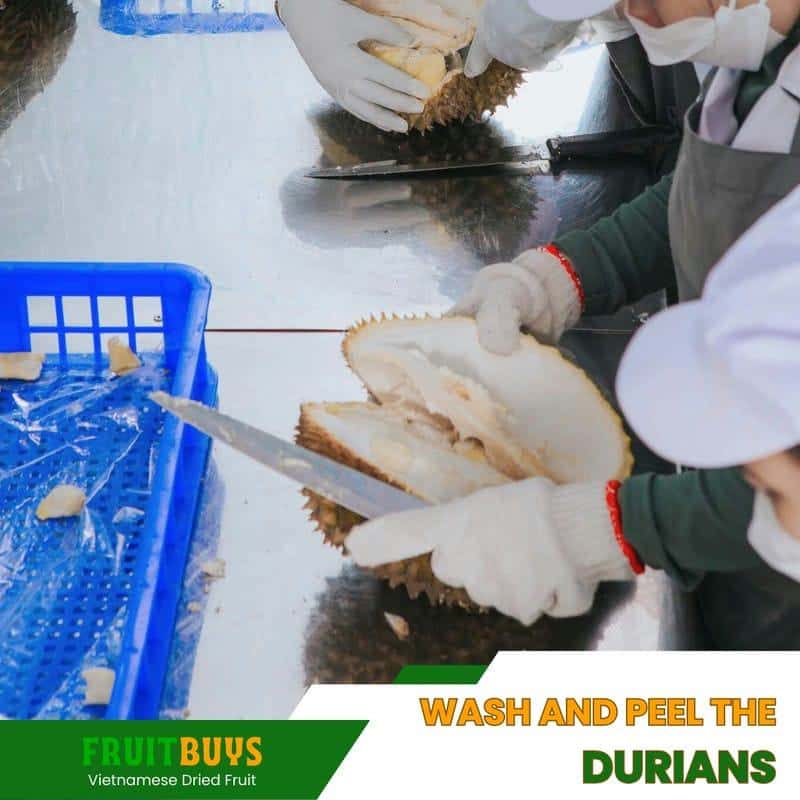 FruitBuys Vietnam Wash And Peel The Durians 23930