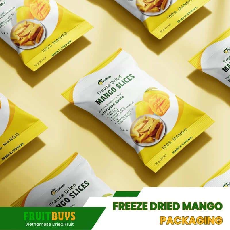 FruitBuys Vietnam Freeze Dried Mango Packaging 23927