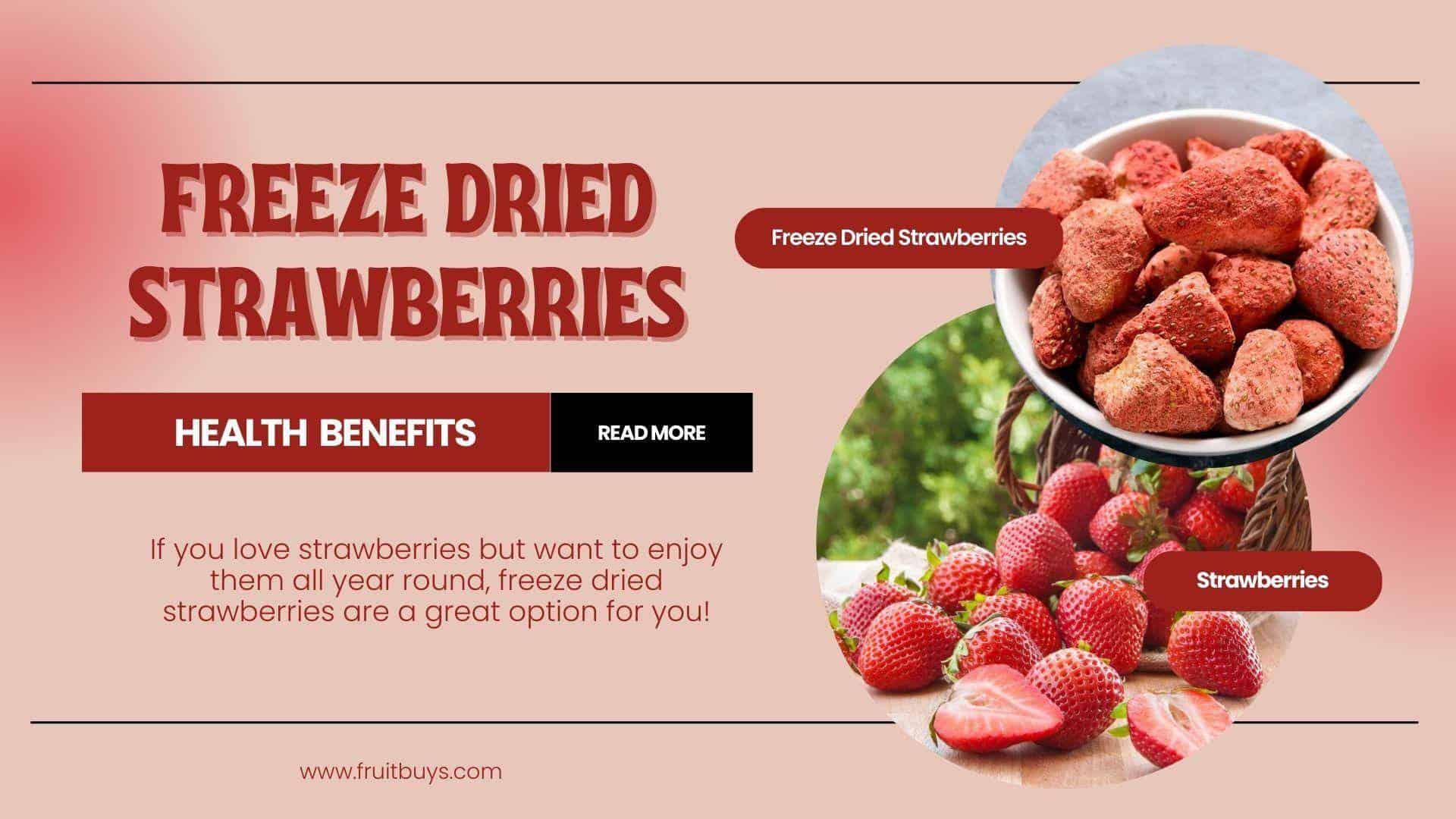 FruitBuys Vietnam  Benefits Of Freeze Dried Strawberries