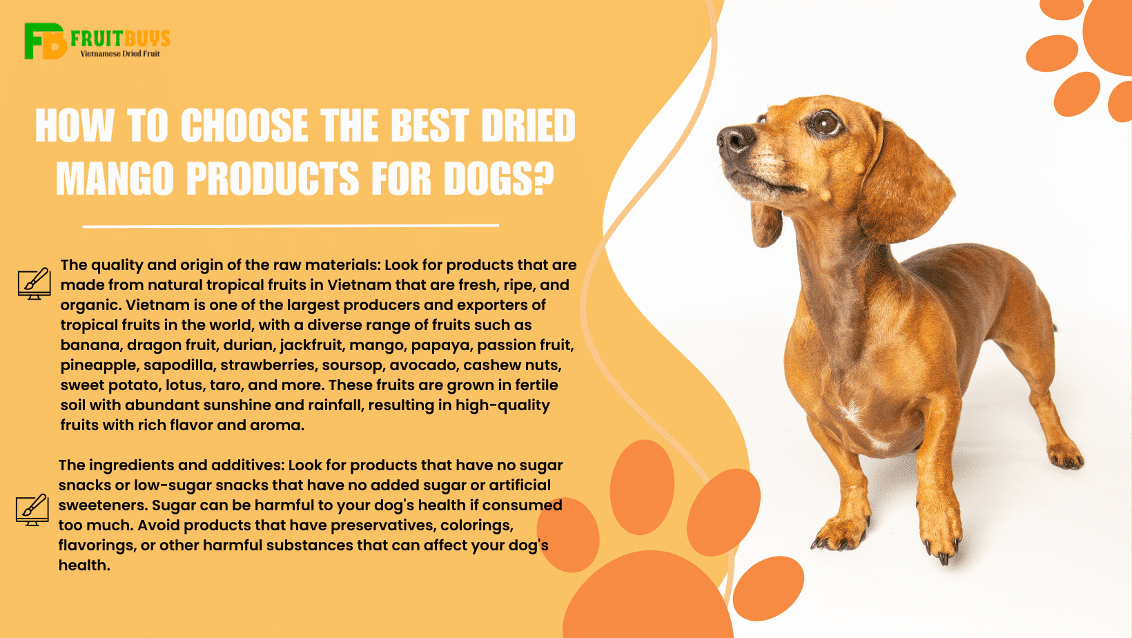 what dried fruit good for dogs