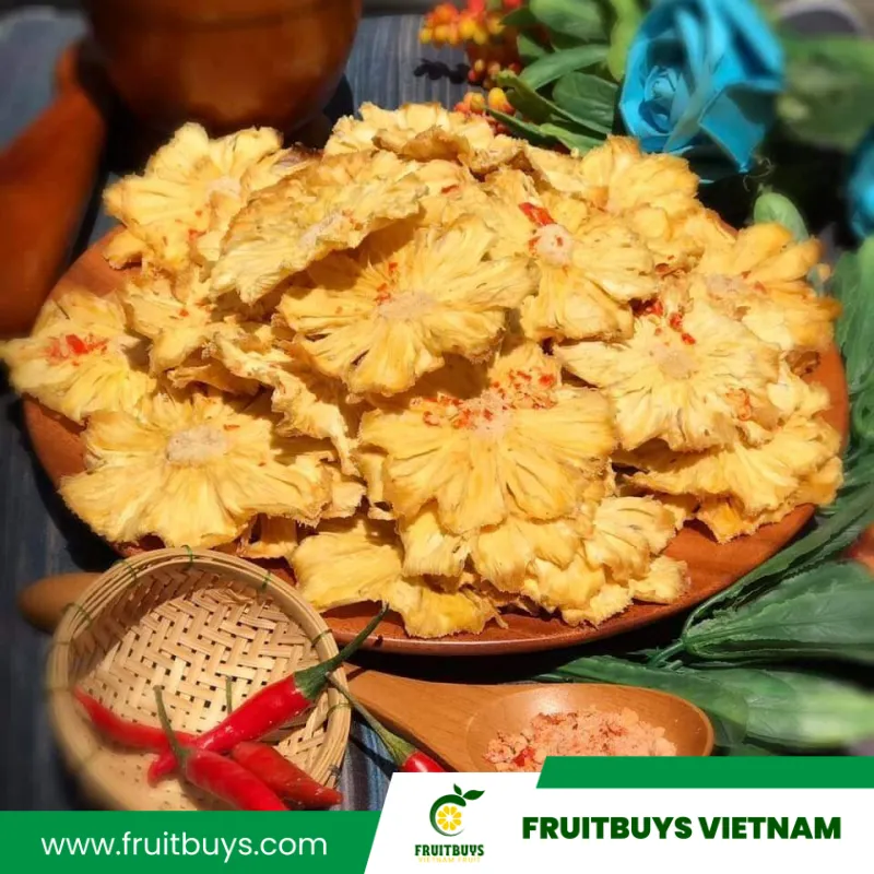 FruitBuys Vietnam  230517 Soft Dried Pinapple No Sugar Fruitbuys Vietnam 56465465