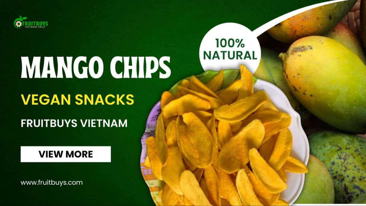 FruitBuys Vietnam  Fruitbuys Vietnam Mango Chips Healthy Vegan Snacks