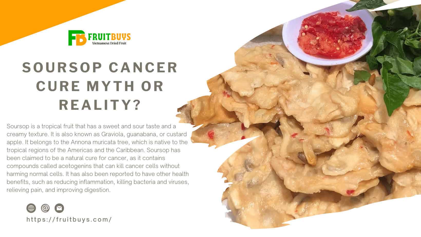 FruitBuys Vietnam  Soursop Cancer Cure Myth Or Reality