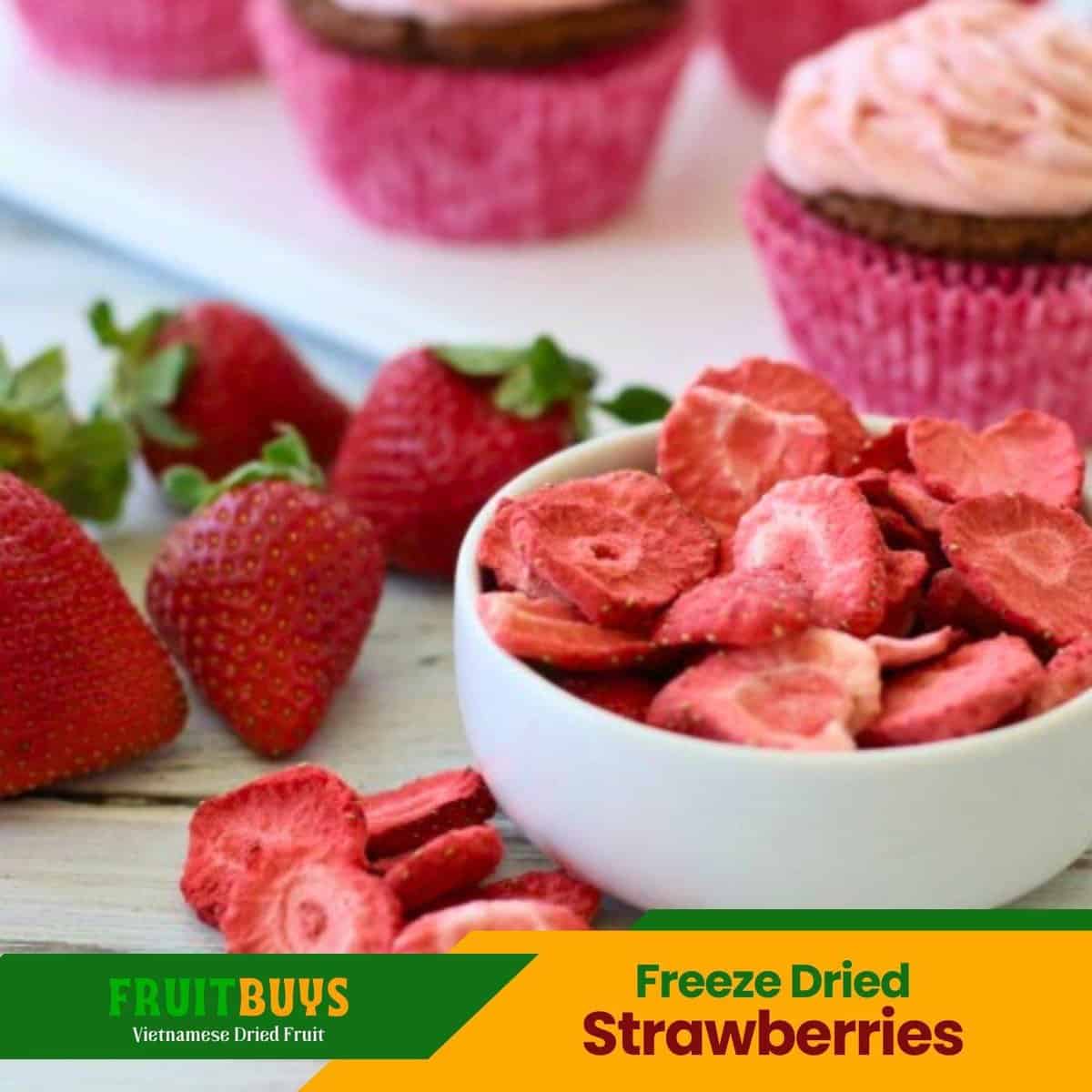 FruitBuys Vietnam  Delectable Creations Freeze Dried Strawberries Recipes