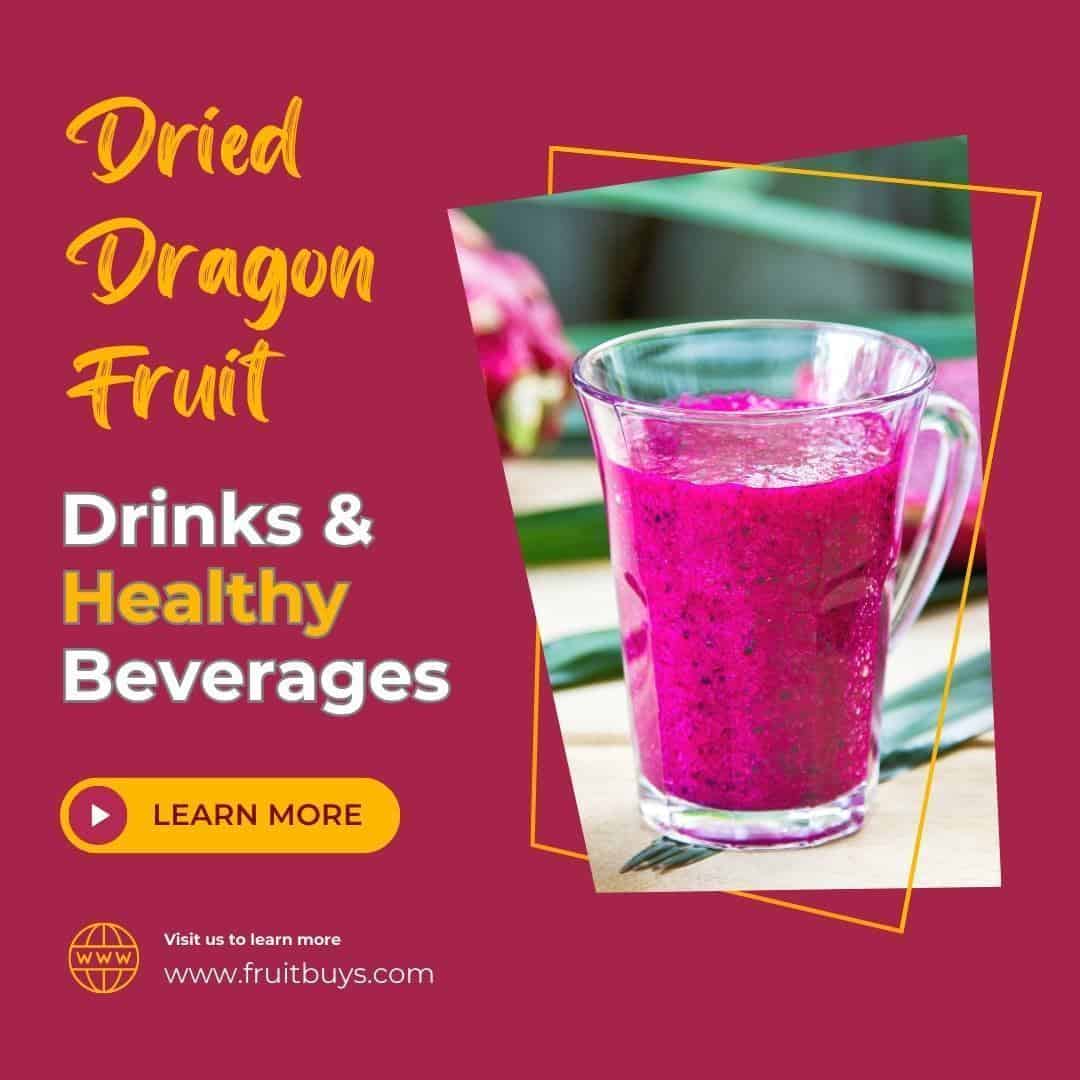 FruitBuys Vietnam  Dried Dragon Fruit For Drinks And Healthy Beverages 23924