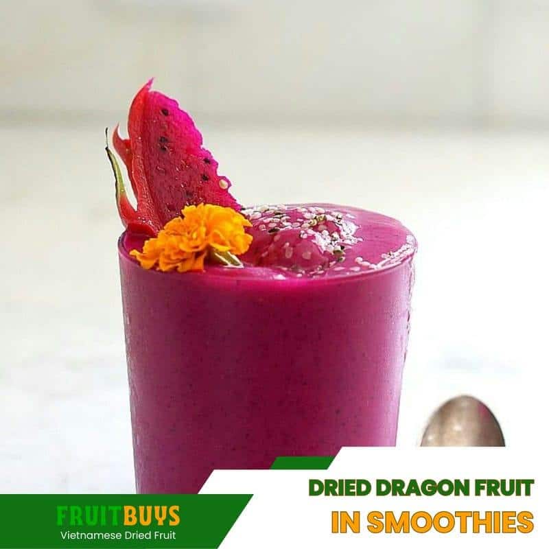 FruitBuys Vietnam Dried Dragon Fruit In Smoothies 23924
