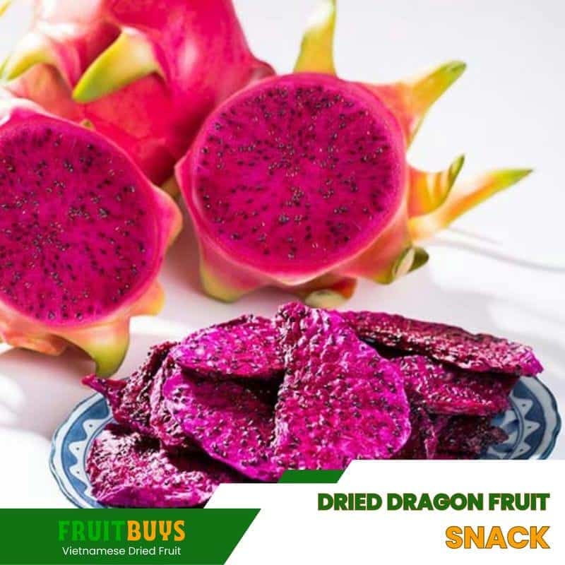 FruitBuys Vietnam Dried Dragon Fruit Snack 23924