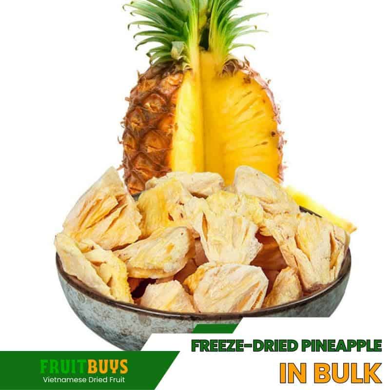 FruitBuys Vietnam  Freeze Dried Pineapple In Bulk 23919