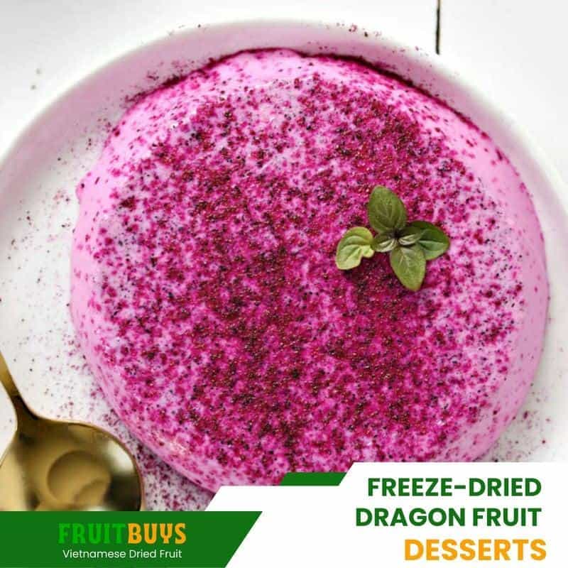 FruitBuys Vietnam Freeze Dried Dragon Fruit Desserts 23922