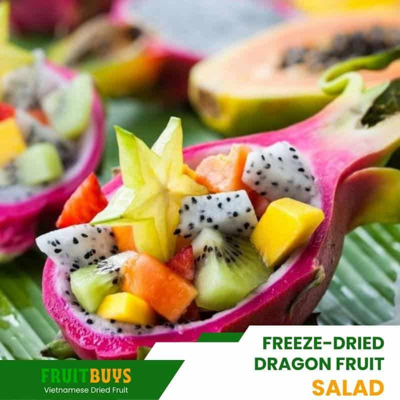 FruitBuys Vietnam Freeze Dried Dragon Fruit Salad 23922