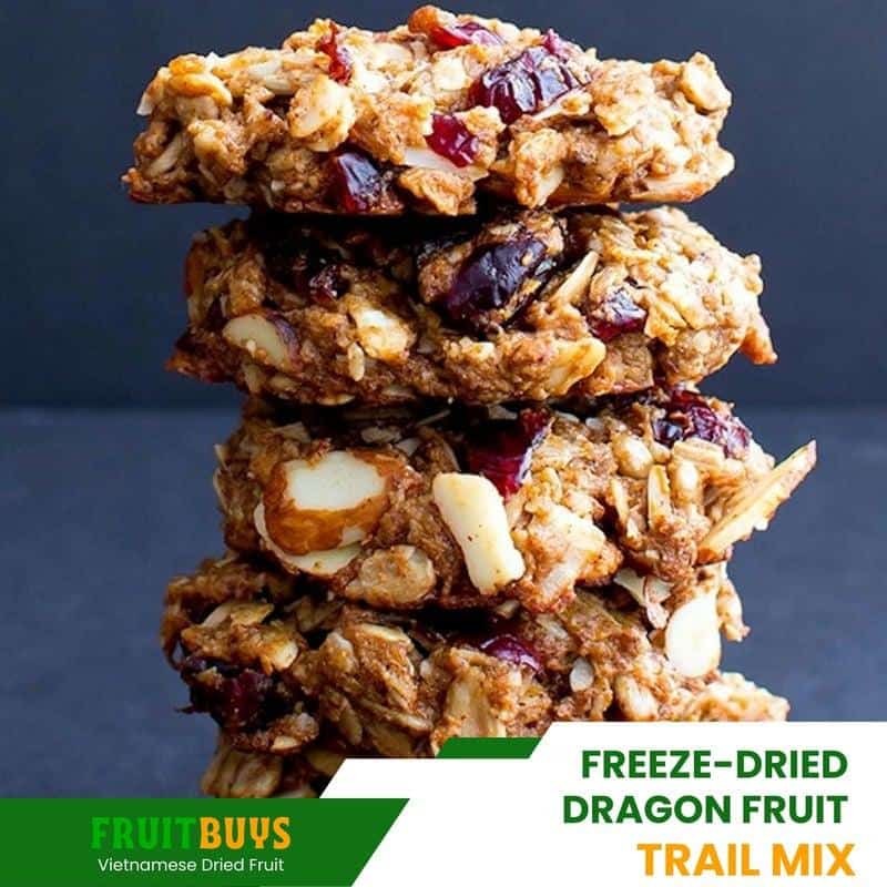 FruitBuys Vietnam Freeze Dried Dragon Fruit Trail Mix 23922
