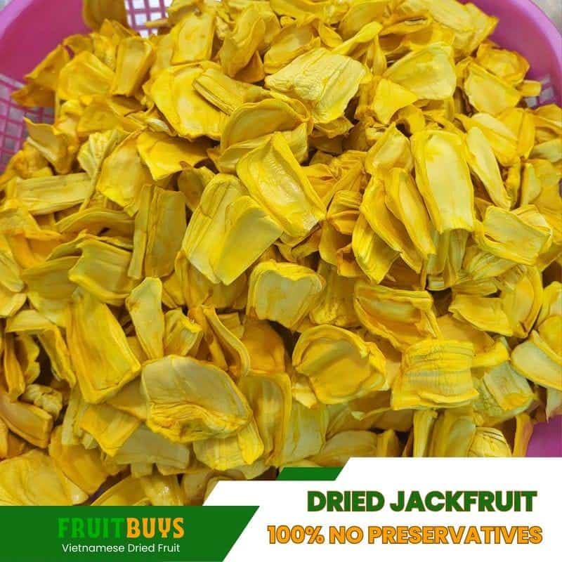 FruitBuys Vietnam Dried Jackfruit No Sugar Added (2) 23105