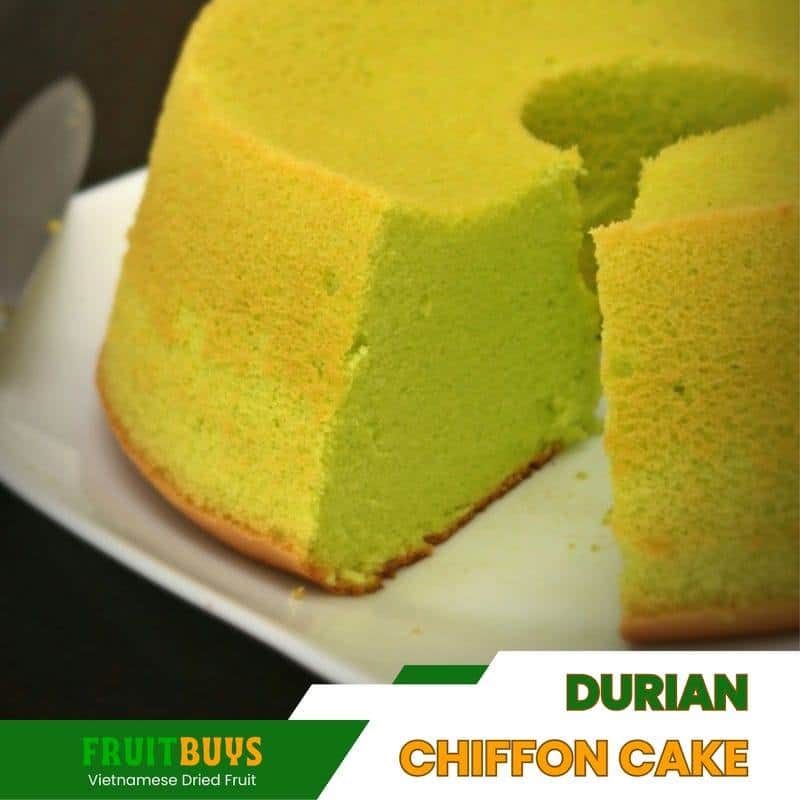 FruitBuys Vietnam Durian Chiffon Cake 23102