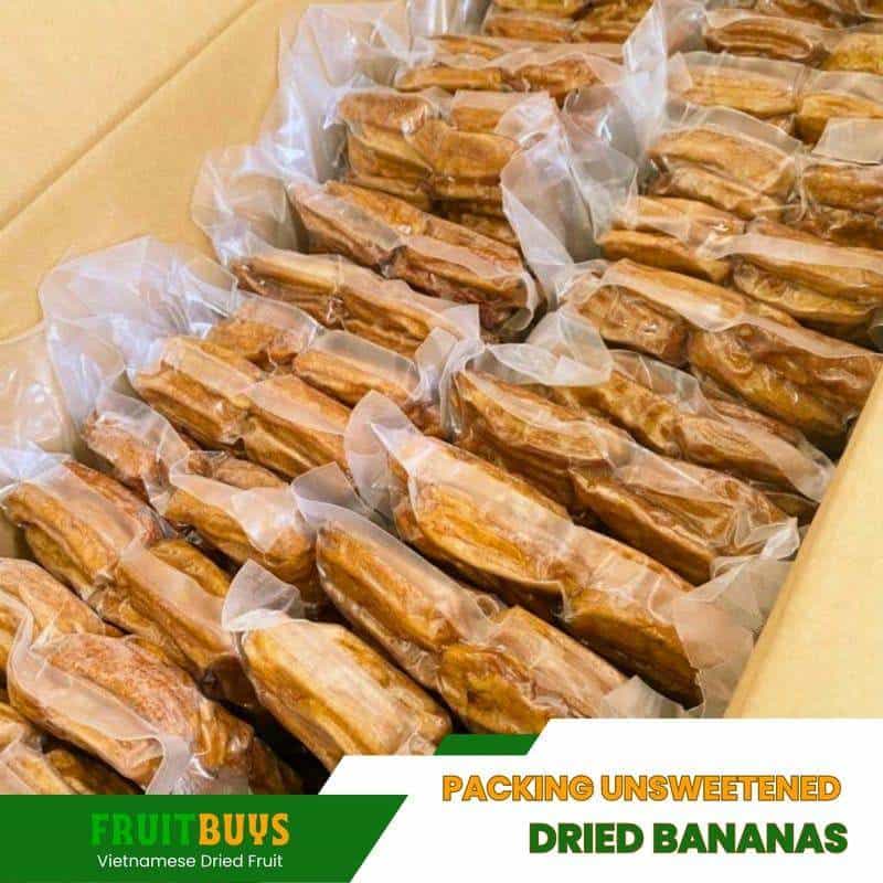 FruitBuys Vietnam Packing Unsweetened Dried Bananas 231015