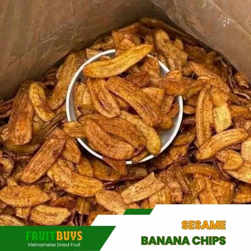 FruitBuys Vietnam Sesame Banana Chips 231021