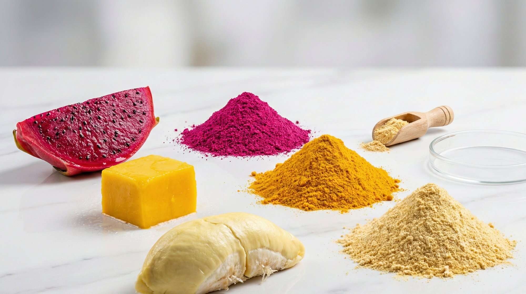 32 dried fruit powder