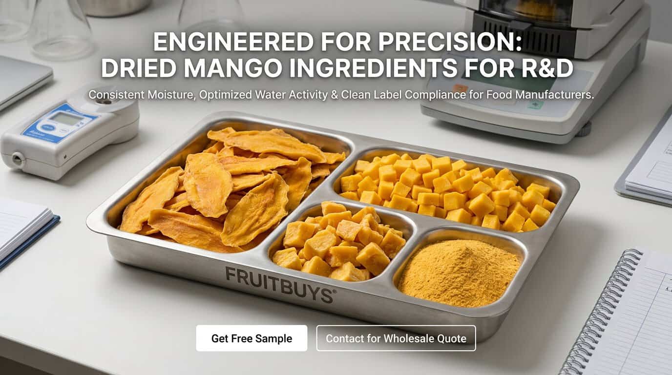 Engineered for precision: Dried mango ingredients for r&d