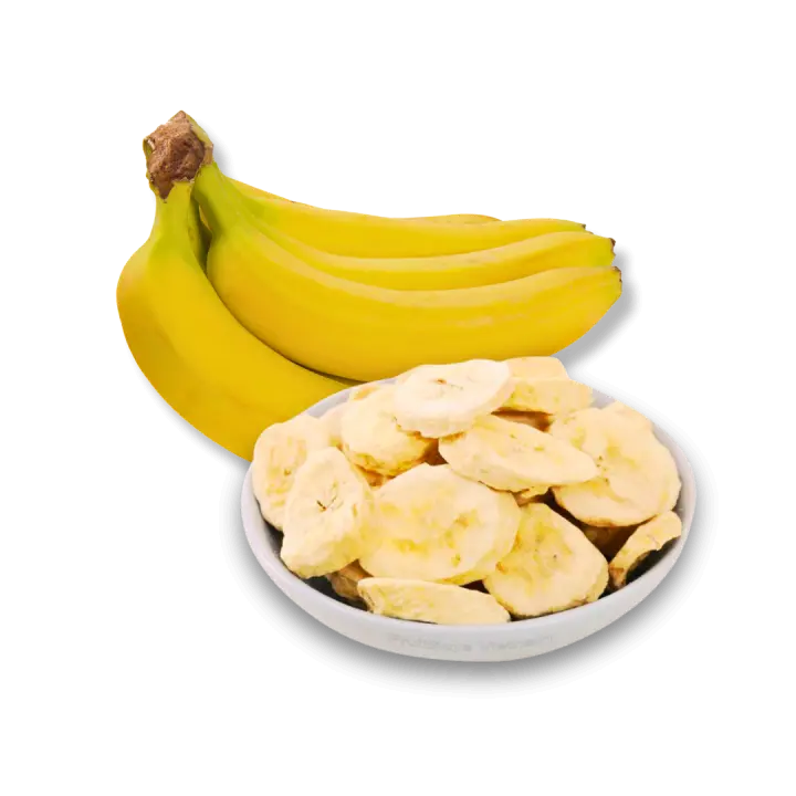 Wel-B Freeze Dried Fruit, Fresh Organic Bananas Freeze Dried to Crispy Chips While Retaining Natural Flavor and Nutrition, Yummy Snacks for Kids and Adults