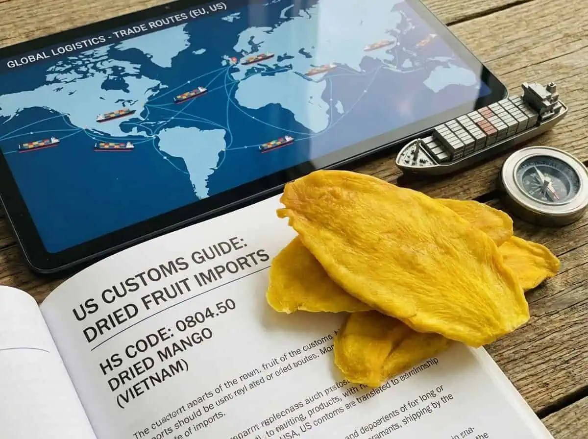 Dried Mango HS Code Guide: US, EU & UAE Classification Global HS Code Classification For Vietnamese Dried Mango Exports To US And EU