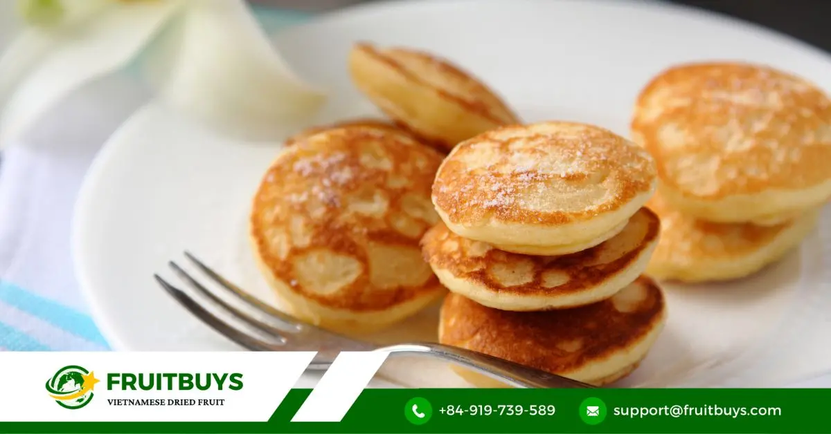 FruitBuys Vietnam Cantaloupe Powder Infused Pancakes