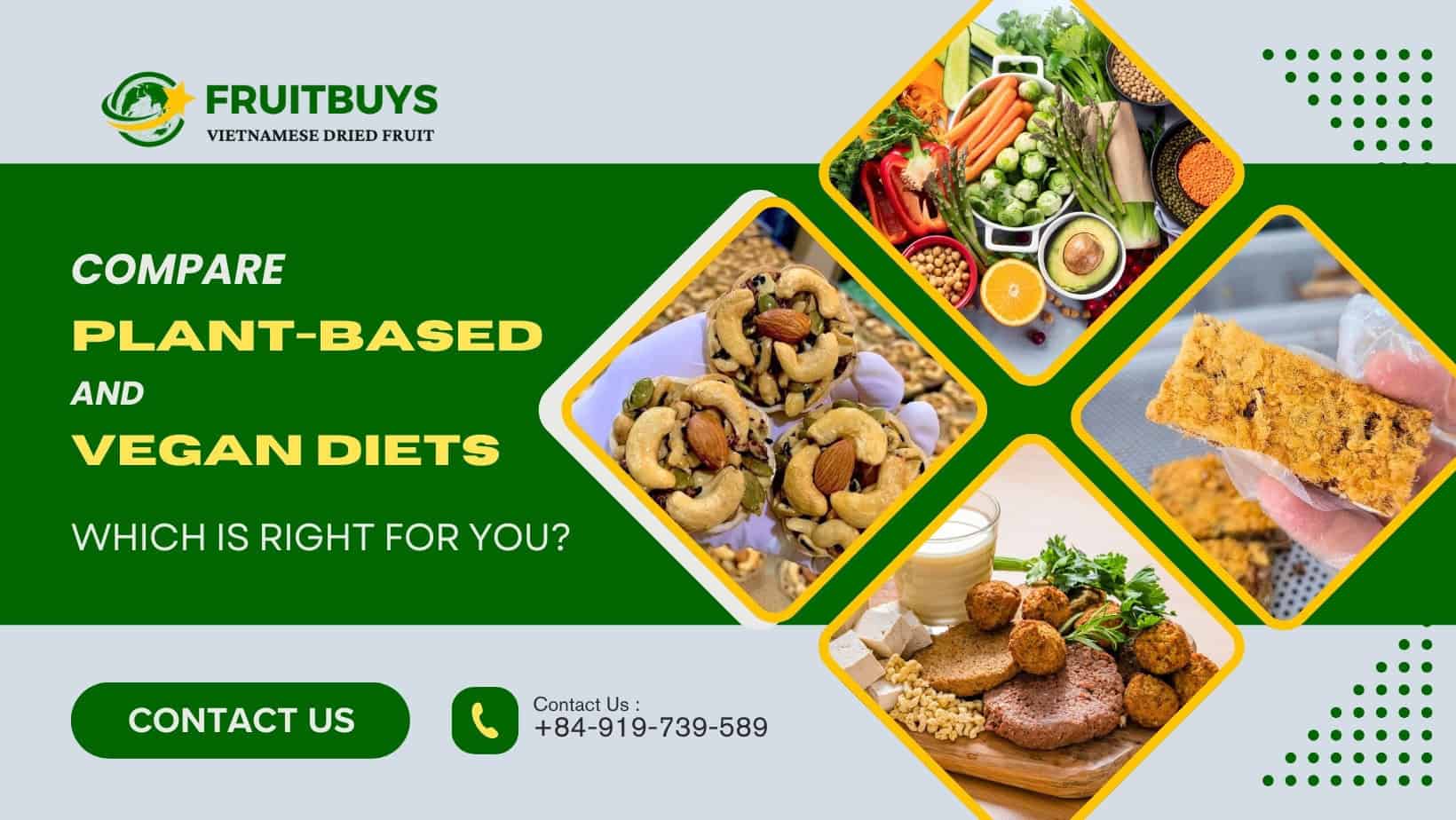 FruitBuys Vietnam Compare Plant Based And Vegan Diets Which Is Right For You