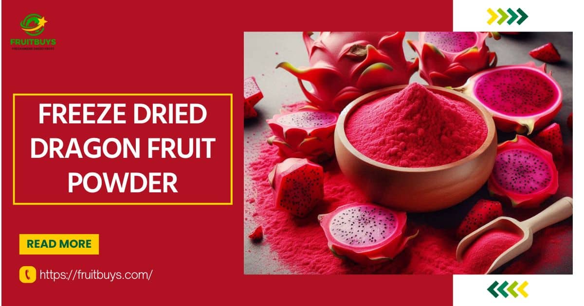 FruitBuys Vietnam Freeze Dried Dragon Fruit Powder (12)