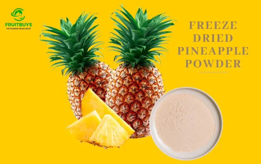 FruitBuys Vietnam Freeze Dried Pineapple Powder