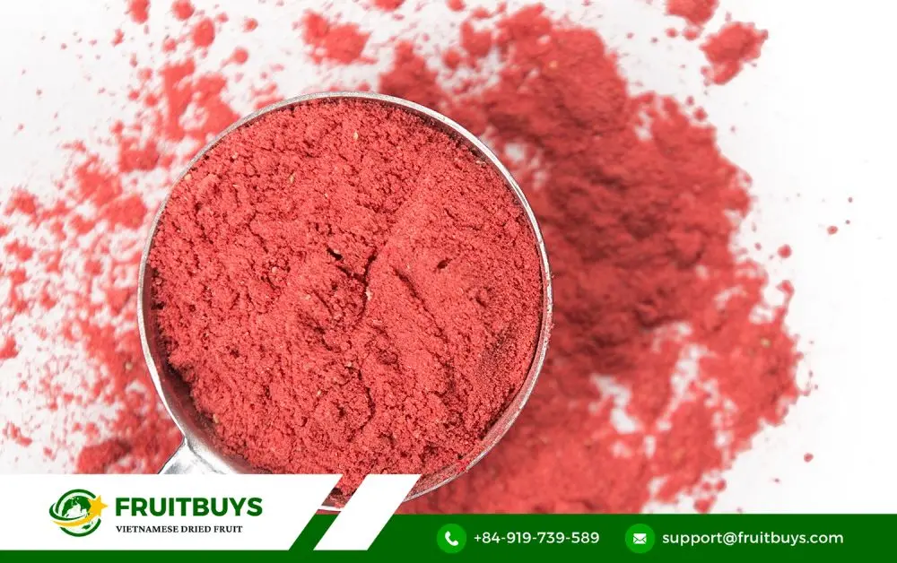 FruitBuys Vietnam Freeze Dried Strawberry Powder_ Your Profitable Ingredient