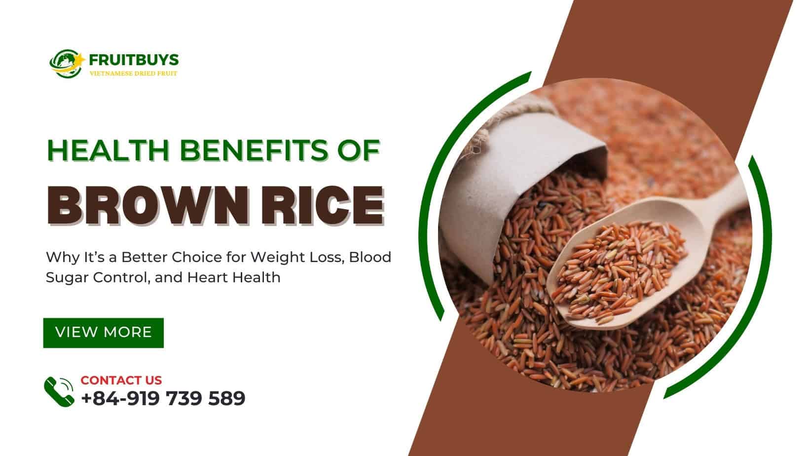 FruitBuys Vietnam Health Benefits Of Brown Rice