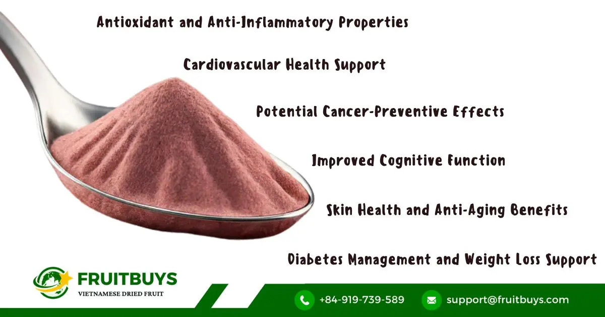 FruitBuys Vietnam The Remarkable Health Benefits Of Red Grape Powder