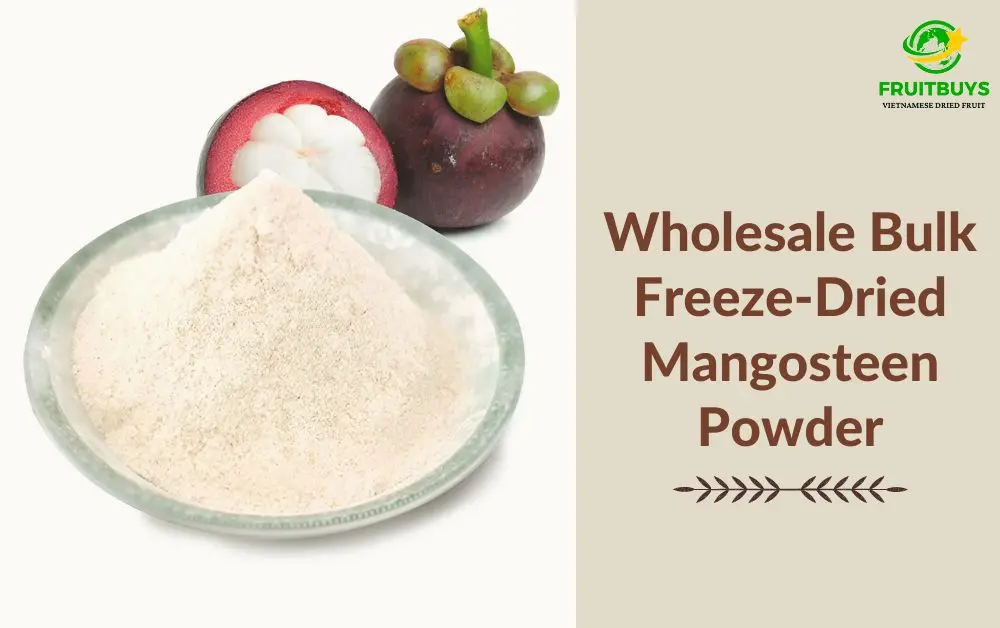 FruitBuys Vietnam Wholesale Bulk Freeze Dried Mangosteen Powder
