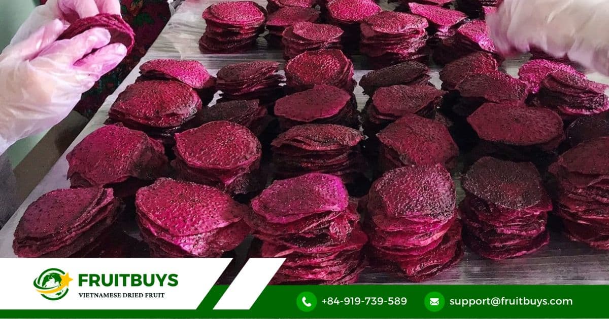 FruitBuys Vietnam Why Choose Soft Dried Dragon Fruit From FruitBuys Vietnam